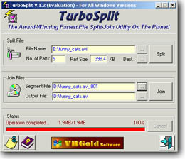 TurboSplit Screenshot